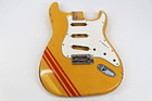 Mjt Official Custom Vintage Aged Nitro Guitar Body Mark Jenny Vts Orange Comp