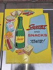 1956 Original Squirt 6 Pack Insert Cardboard Litho Advertising Sign - Rare