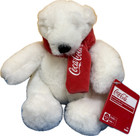 Coca-cola 6  Plush Polar Bear Official Coca Cola   brand New  