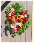 Fall Thanksgiving Farmhouse Rustic Realistic Premium Home Decor 29 l Door Wreath