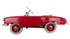 Vintage  Mercedes-benz 190 Sl Convertible Red Pedal Car 1950 s - Go Kart