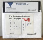 Set Lot 7 Vtg 1989 Microsoft C For Ibm Pcs   Compatibles Floppy Disks Software