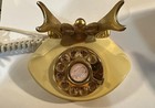 Vintage 1979 Ivory Onyx Cutie Princess Phone Korea Rotary Dial Untested    