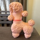 Vintage Sun Rubber Co Pink Poodle Toy