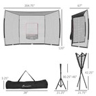 Extra Large Softball Baseball Net  Hitting Net  Tee   Caddy