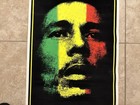 Vintage Bob Marley Colors Blacklight Velvet Poster 1991  832 Funky Enterprises