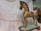 Wonderful Large Antique Wooden Pull Horse French Rare