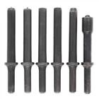 6pcs Steel Solid Rivet Impact Head Bits For Air Chisel Punch Hammer Bolt Remover