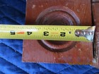 4 Plinth Blocks  Antique Bullseye Rosettes  Architectural Salvage  Wood Trim