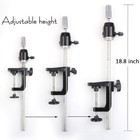 Scalable Wig Stand C Clamp Wig Head Stand Metal Mannequin Head Stand Holder A   