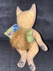 Nwt Vintage The Toy Works 8 Inch Bobby Coon   Reddy Fox Play Tricks Beanie Bear