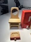 Lot Of Kidkraft Wooden Dollhouse Play Furniture   Accessories 9 Pieces Fun