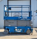 2016 Genie Gs-3232 32  Electric Scissor Lift With Outriggers Aerial Lift Skyjack