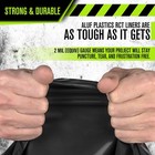 Heavy Duty 55-60 Gallon Trash Bags 2 Mil Equiv Thick Industrial Strength