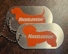 Vintage 90 s Nickelodeon  dog  Tags   Very Rare Slop Fest Souvenir