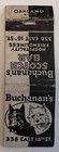 Buchanan s Scotch Bar Oakland Ca California Scottie Dogs Vintage Matchbook Cover