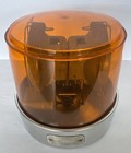 Nielsen Howe Amber Rotating Light Safety Beacon 8 5    Round Vintage Untested