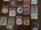 1968-72 Fleer Type I Cloth Stickers  All Still Attached To Backings  32 Total 