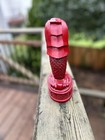 Red Carved Singapore Merlion Sea Lion Statue Sculpture Figurine 