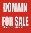 Domains4u eth Ens Domain Name Web3 Ethereum Blockchain Digital Good Collectable 