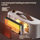 800w Handy Space Heater Portable Electric Heater Home Fast Heating Thermal Cycle