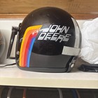 Rare Vintage 1980 s John Deere Snowmobile Beautiful Bodyguards Helmet Size Xl