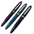 2023 Wingsung 630 Fountain Pen Resin Writing Pen Piston Gold Clip 0 5-0 7mm Gihk