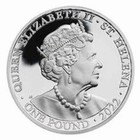 2022 Queens Virtues Justice 1oz Silver Proof Coin