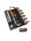 Race Car Fuse relay Panel Board 5 Circuits Color Coded Wiring Usa Made