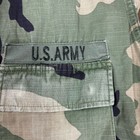 Us Army Bdu Jacket Mens Medium Woodland Camo Ripstop Field Coat Calvary Hunt Vtg