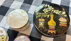 Lot Of 7 Collectible Vintage Pill trinket Boxes Mixed Materials Assorted Sizes