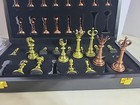 Classic Games Collector Chess Set  Board Broken  For Pieces  Men   Read  Damaged