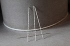 Sterling Silver Cowboy Toothpicks Petite  1mm X 3 Inches  1 Toothpick Cowboy Hat