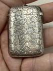 Antique 1893 Jmb Vesta Case John Millward Banks Sterling Match Safe Striker Box