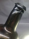 Large Black Glass Mallet Bottle-bell Bottom-crude Lip-pontil-1780-1820