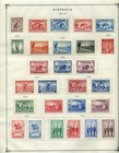 Australia Collection On Scott Blue International Pages  Complete To 1940