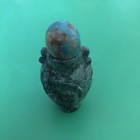 Antique Hand  Carved Turquoise Qing Dynasty 3 4    Wide By 2 1 2    Long