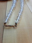 Vintage Art Deco Faceted Quartz Crystal Graduated Necklace - Old Hollywood