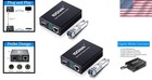 2 Pack Gigabit Media Converter Sfp To Rj45 Fiber To Ethernet