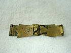 Vintage Ladies  Bow  Metal Belt Buckle-brass gold Tone-  Art Deco Style