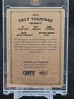 2023 Onyx Vintage Extended Autographs Trey Yesavage Blue Ink On Card Auto Rookie