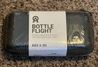 New Aged   Ore Flight Bottles Unopened Set 4 - 3 Oz  Glass Markers   Travel Case