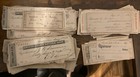  3  X 1800   s Antique vintage Bank Check Ephemera