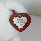 Dan Dee Be My Sweet Heart Valentine s White Teddy Bear Plush 15    Red Hearts 1995