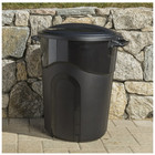 Hyper Tough 32 Gallon Heavy Duty Injection Molded Trash Can With Click Lock Lid