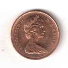 1967-1867  Canadian Brilliant Uncirculated One Cent Elizabeth Ii Coin 