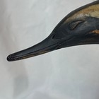 Reggie Birch Loon Decoy Diving Waterbird W  Horse Hair Leather Strap   Weight