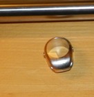 Schaefer Marine Single Lifeline Stanchion   Base   Eye Bracket  27 Inch  2lbs