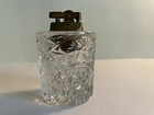 Vintage Crystal Cut Glass Desk Table Top Lighter  Made In Japan