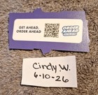 Dutch Bros Second Chance Sticker Blue Purple April 20th 2026